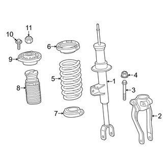 BMW OE - Front Suspension - Struts & Components (W/O Dynamic Damping)
