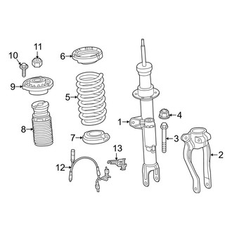 BMW OE - Front Suspension - Struts & Components (With Dynamic Damping), (Base)