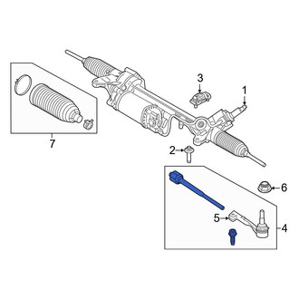 BMW OE - Right Steering Tie Rod Assembly