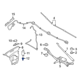 BMW OE - Front Washer Fluid Strainer