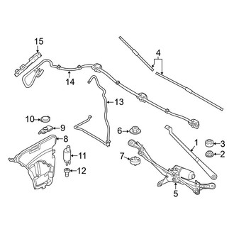 BMW OE - Windshield - Wiper & Washer Components (Base)