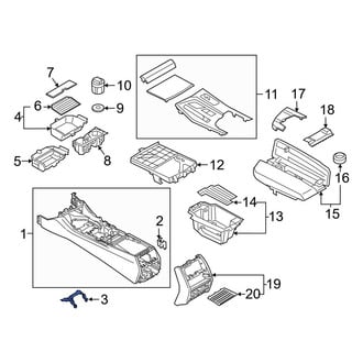 BMW OE - Console Bracket