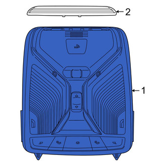 BMW OE - Upper Overhead Console