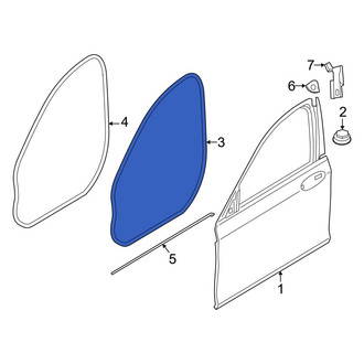 BMW OE - Front Outer Door Seal