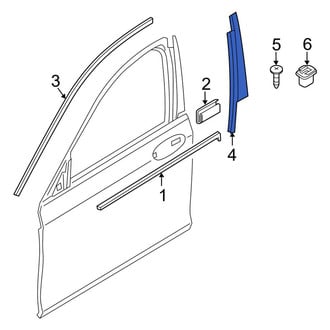 BMW OE - Rear Left Rearward Door Applique