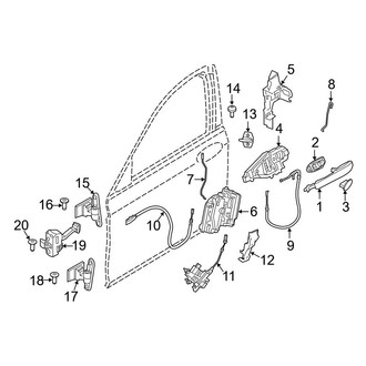 BMW OE - Front Door - Lock & Hardware (Base)