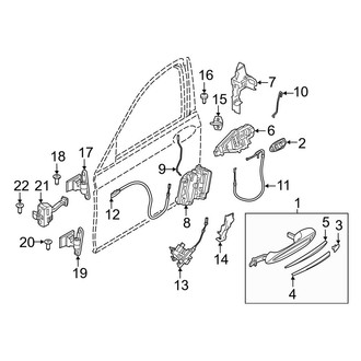 BMW OE - Front Door - Lock & Hardware (Base / CS)