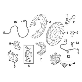 BMW OE - Rear Suspension - Brake Components (Base)