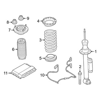 BMW OE - Rear Suspension - Struts & Components (With Dynamic Damping), (Base)