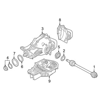 BMW OE - Rear Suspension - Axle & Differential