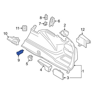 BMW OE - Rear Right 12 Volt Accessory Power Outlet