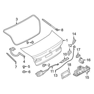 BMW OE - Trunk Lid - Lid & Components