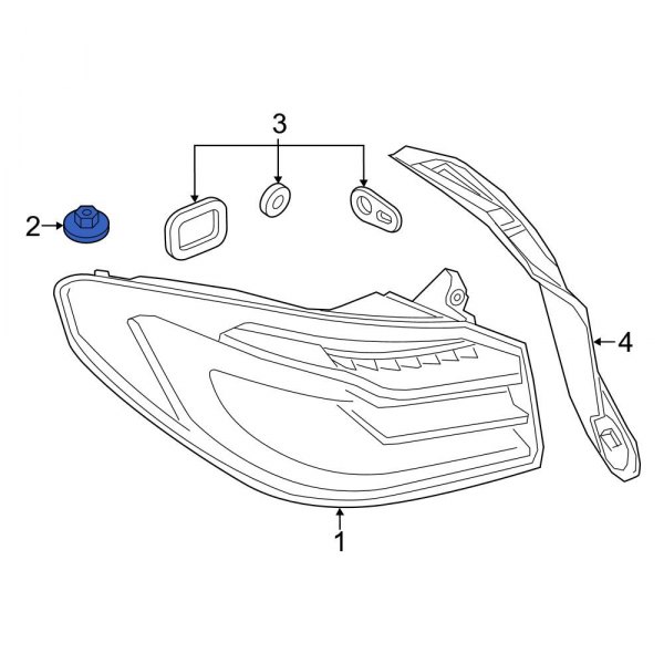 Tail Light Nut