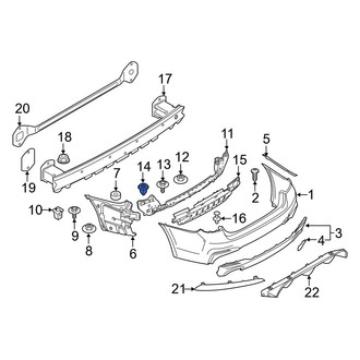 BMW OE - Rocker Panel Molding Nut