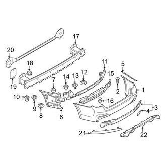 BMW OE - Rear Bumper - Bumper & Components