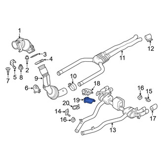 BMW OE - Exhaust Control Valve Actuator Clip