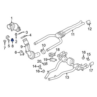 BMW OE - Catalytic Converter Nut