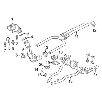 BMW OE - Exhaust System - Exhaust Components