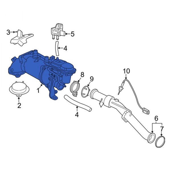 Exhaust Gas Recirculation (EGR) Cooler