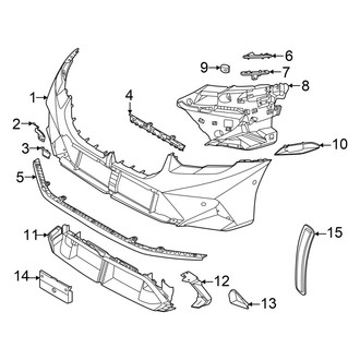 BMW OE - Front Bumper & Grille - Bumper & Components (Bumper Cover & Trim)