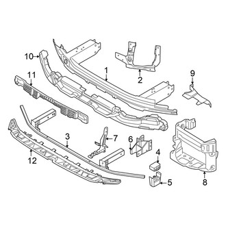 BMW OE - Front Bumper & Grille - Bumper & Components (Bumper Support)
