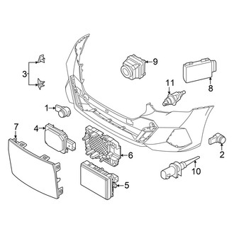BMW OE - Front Bumper & Grille - Electrical Components
