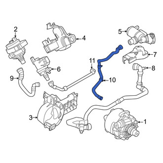BMW OE - Drive Motor Battery Pack Coolant Hose