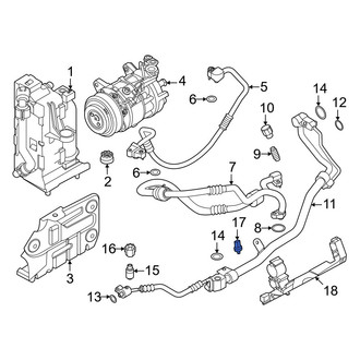BMW OE - A/C Refrigerant Pressure Sensor