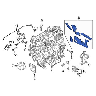 BMW OE - Instrument Panel Air Duct Seal