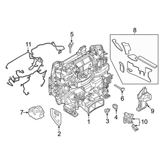 BMW OE - Air Conditioner & Heater - Air Distribution System