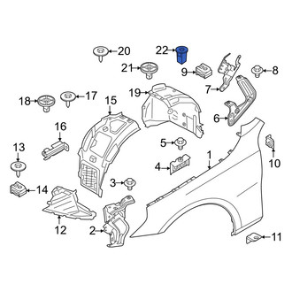 BMW OE - Fender Liner Nut