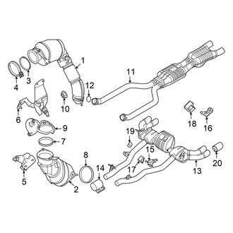 BMW OE - Exhaust System - Exhaust Components