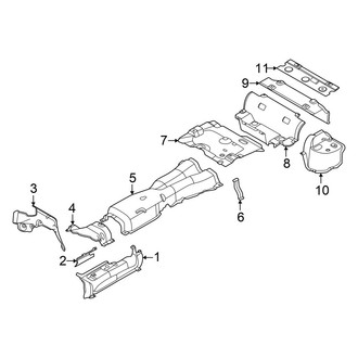 BMW OE - Exhaust System - Heat Shields