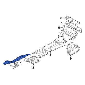 BMW OE - Front Right Forward Floor Pan Heat Shield