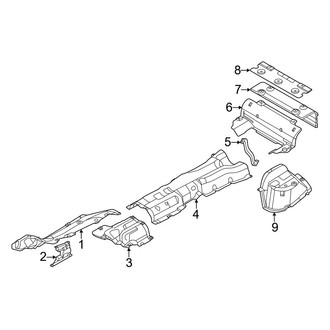 BMW OE - Exhaust System - Heat Shields