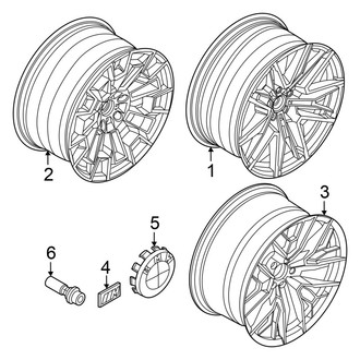 BMW OE - Wheels & Trim (20" Front, 21" Rear)