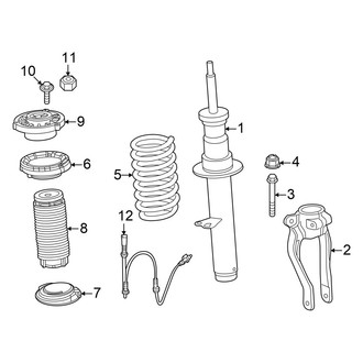 BMW OE - Front Suspension - Struts & Components (W/O M Sport Package)