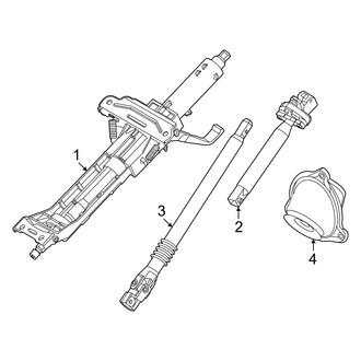 BMW OE - Steering Column Assembly (Manual Tilt)