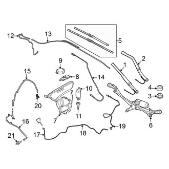 BMW OE - Windshield Washer Hose Adapter