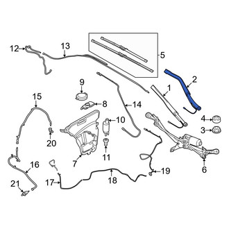 BMW OE - Left Wiper Arm