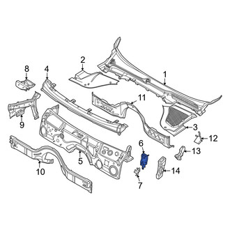 BMW OE - Right Dashboard Panel Bracket