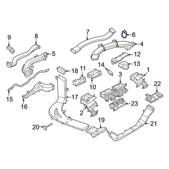 BMW OE - Instrument Panel Air Duct Seal