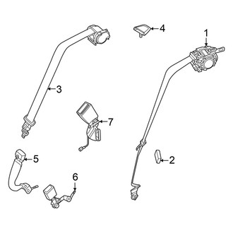 BMW OE - Restraint Systems - Rear Seat Belts