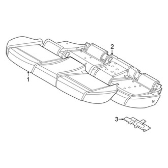 BMW OE - Seats & Tracks - Rear Seat Components (Cushion & Components)