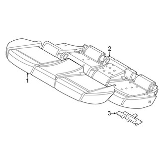 BMW OE - Seats & Tracks - Rear Seat Components (Cushion & Components)