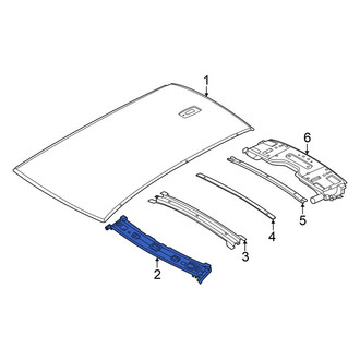 BMW OE - Front Roof Header Panel