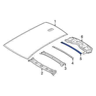 BMW OE - Rear Roof Bow
