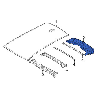 BMW OE - Rear Roof Header Panel