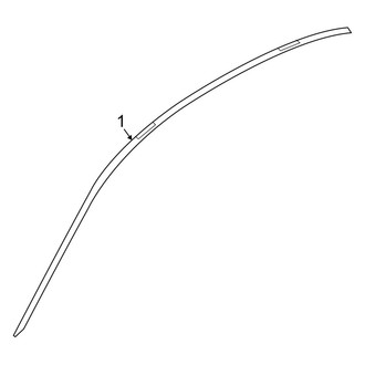 BMW OE - Roof - Exterior Trim (W/O Panoramic Glass Roof)