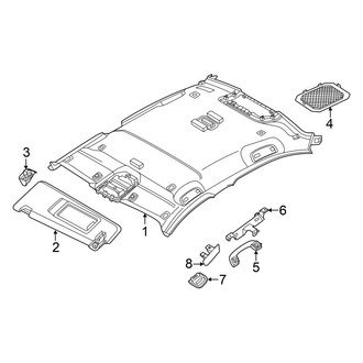 BMW OE - Roof - Interior Trim (W/O Panoramic Glass Roof)